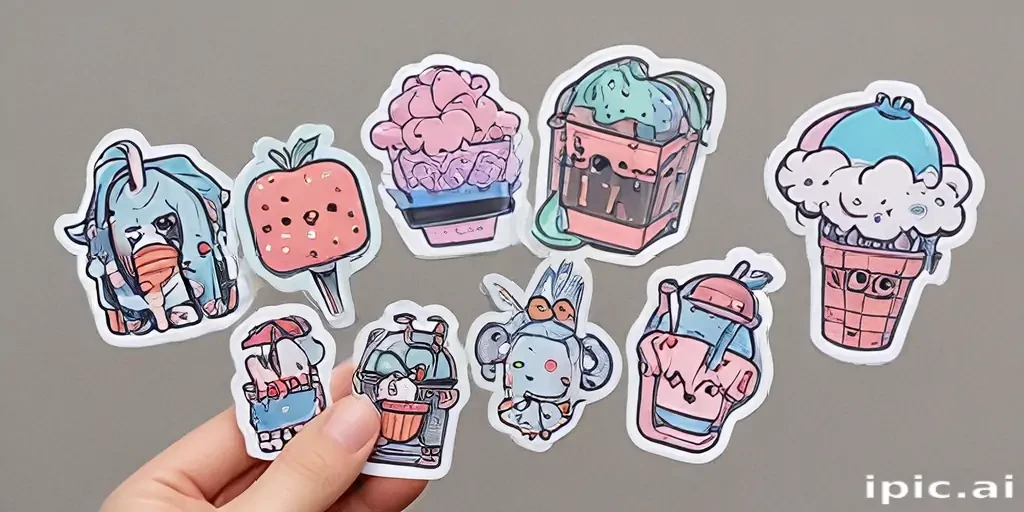 transparent aesthetic stickers