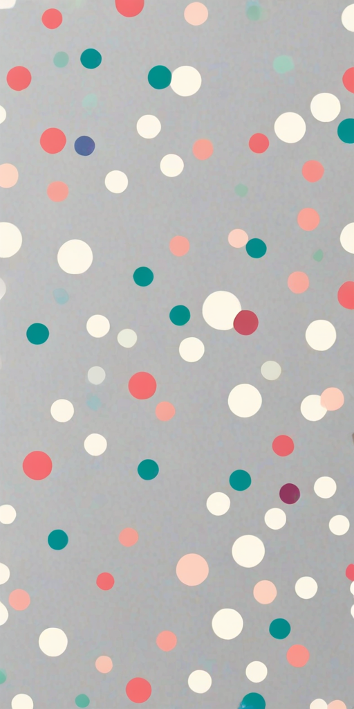 polka dots transparent