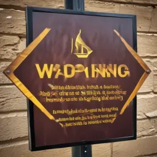 warning sign