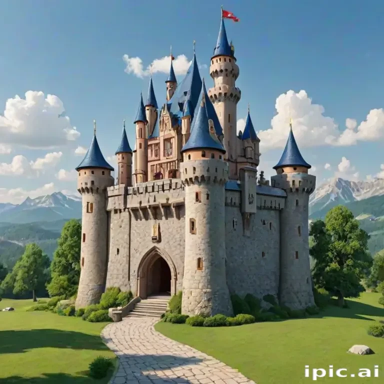 cartoon castle
