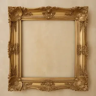 fancy gold frame