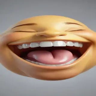 transparent laughing emoji