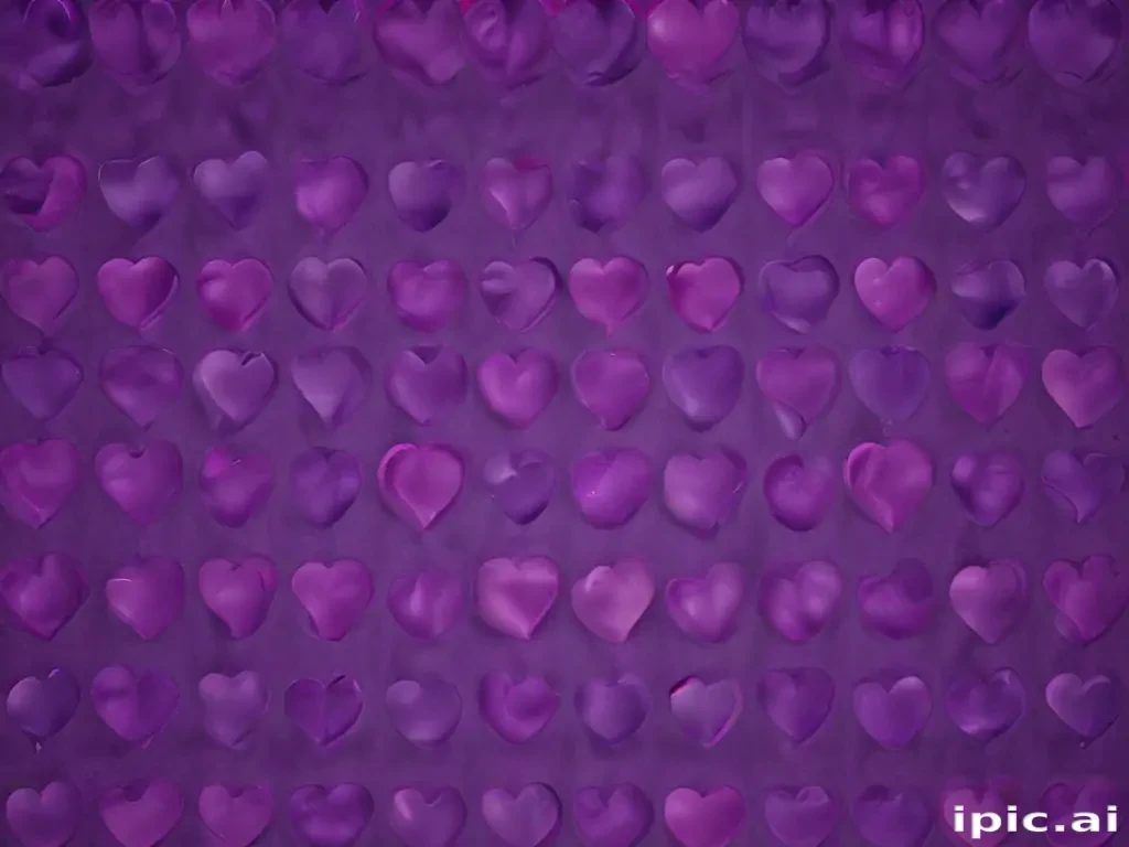 purple heart pattern wallpaper