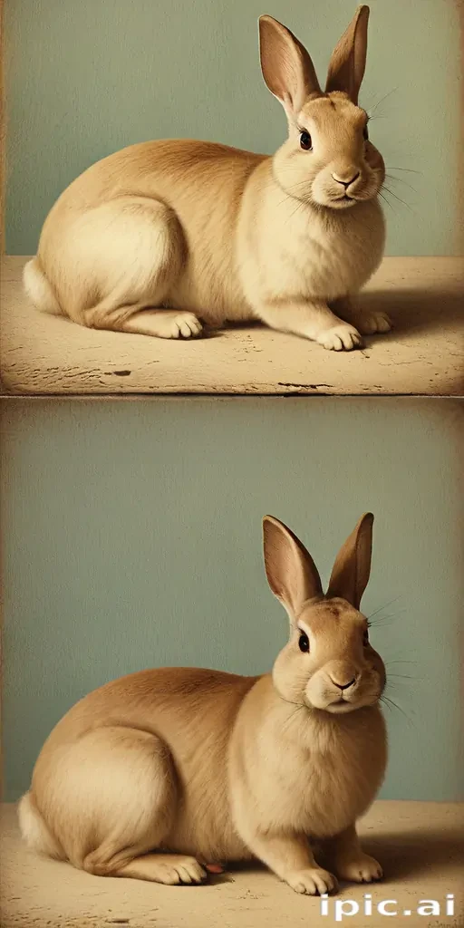 vintage rabbit images