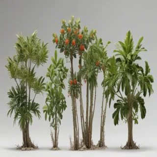 plants no background