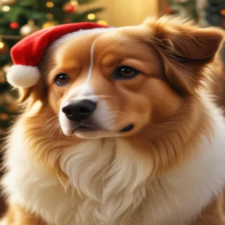 dog christmas backgrounds