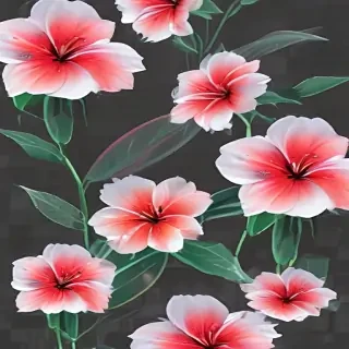transparent flower background