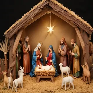 images of the manger scene