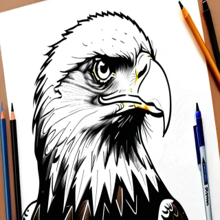 eagle drawing