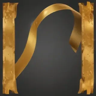 gold ribbon png