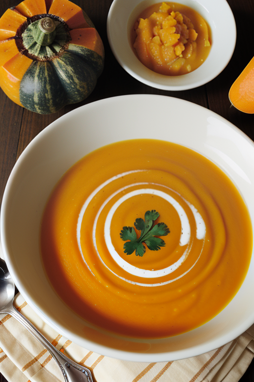 what goes with butternut squash soup