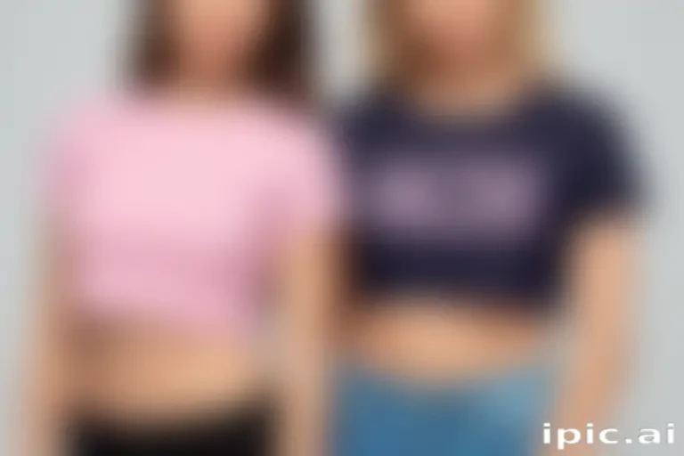 crop top shirt mockup