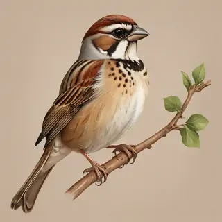 sparrow clipart