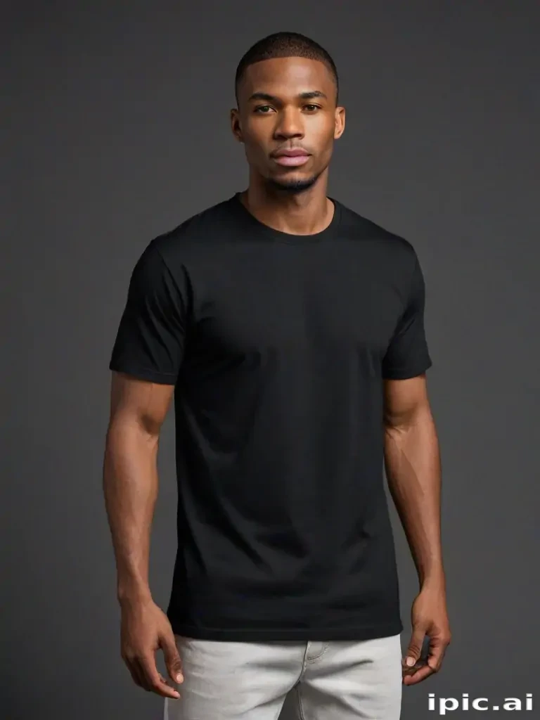 black tee png