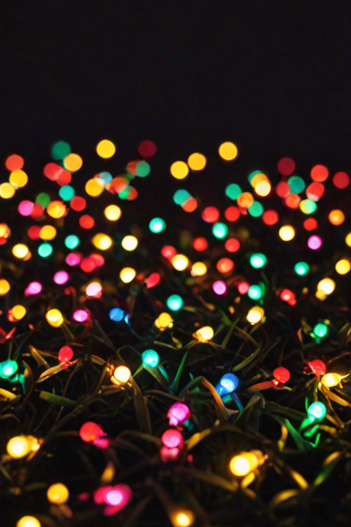 christmas lights iphone wallpaper