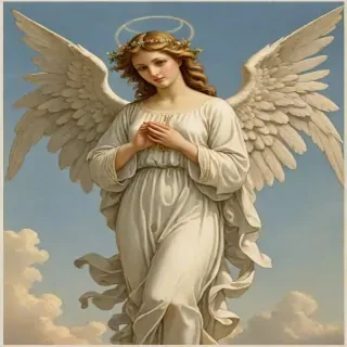 clipart of angels with wings