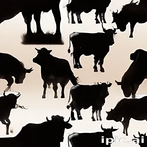 cow silhouette