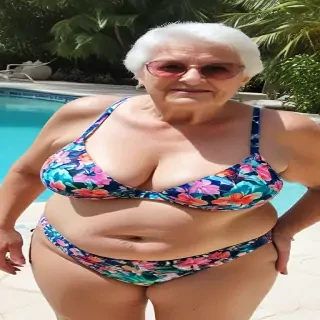 fat granny in bikini