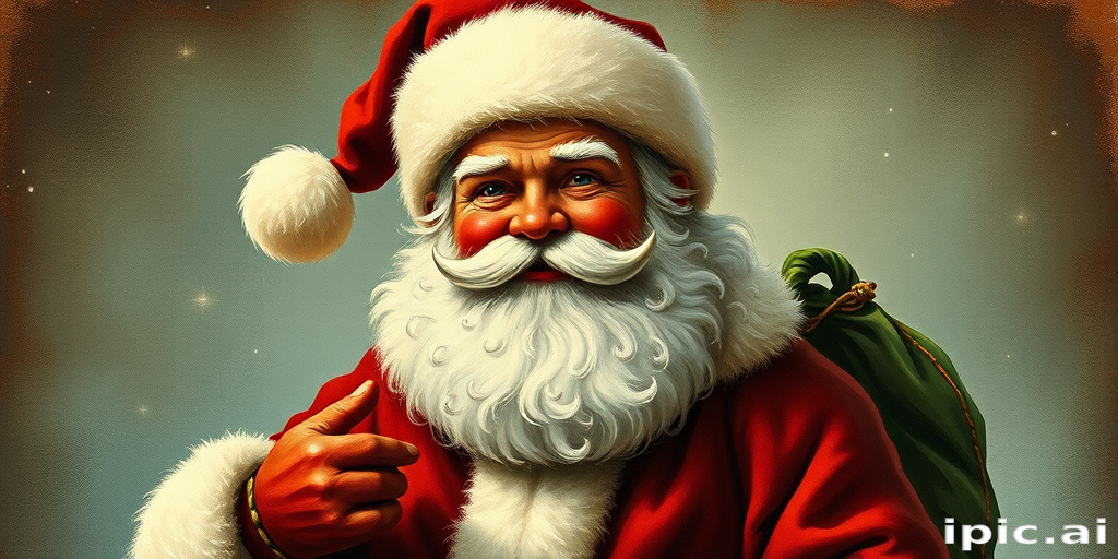 vintage santa images free