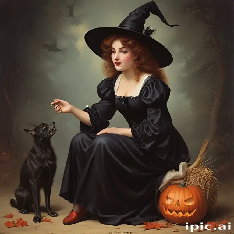vintage witch images