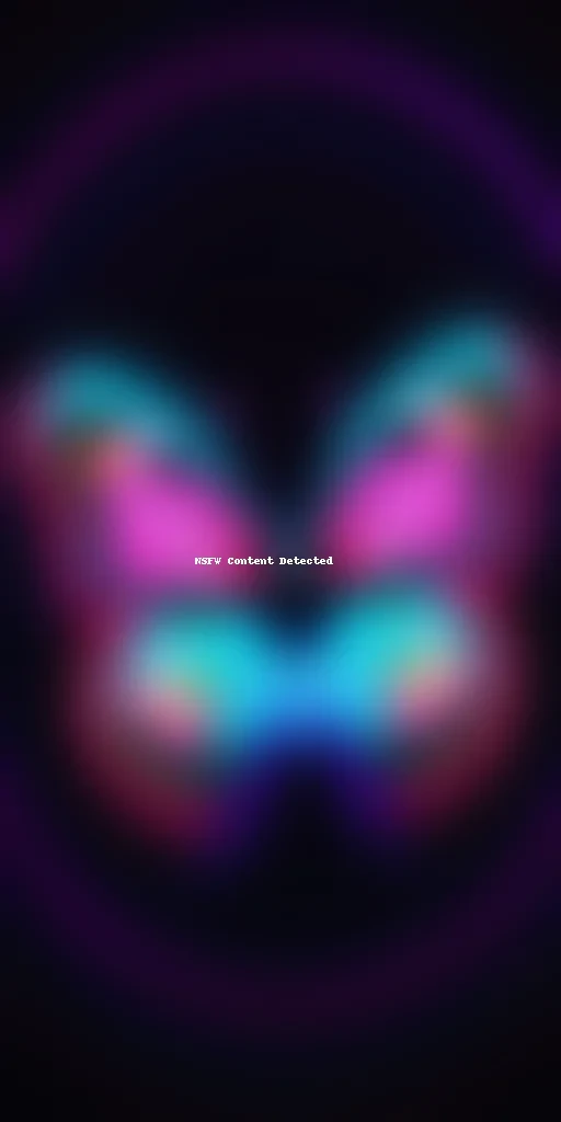 neon butterfly wallpaper