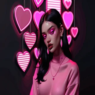 dark pink aesthetic