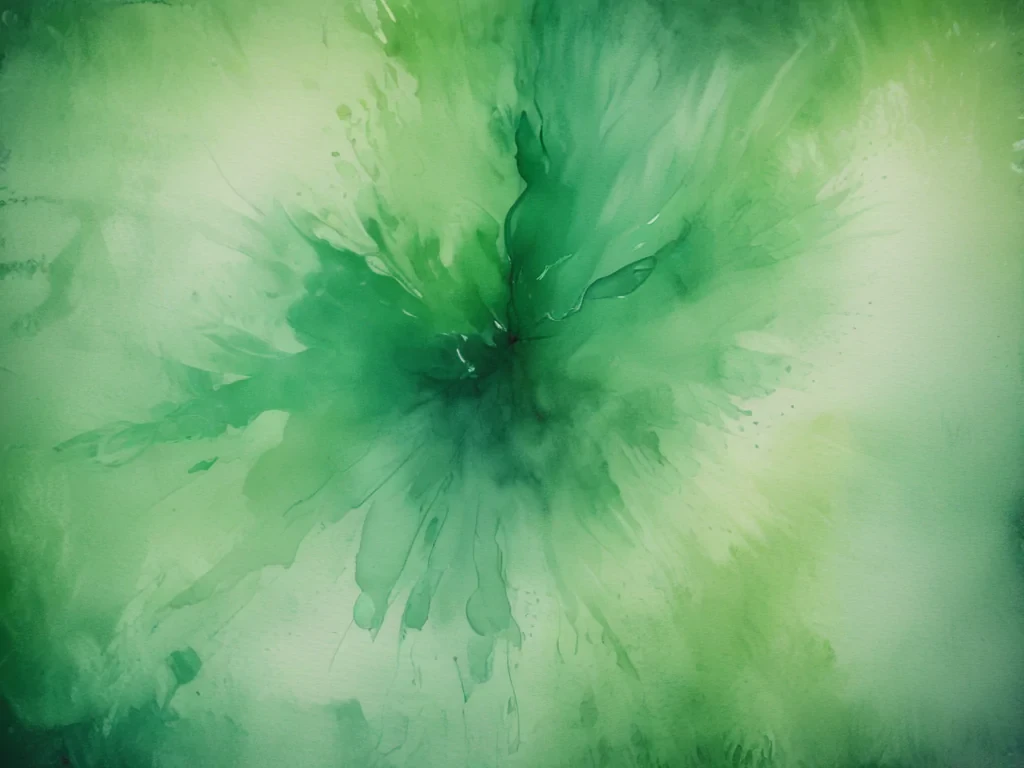 watercolor green background