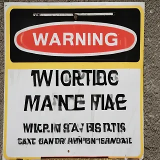 warning sign