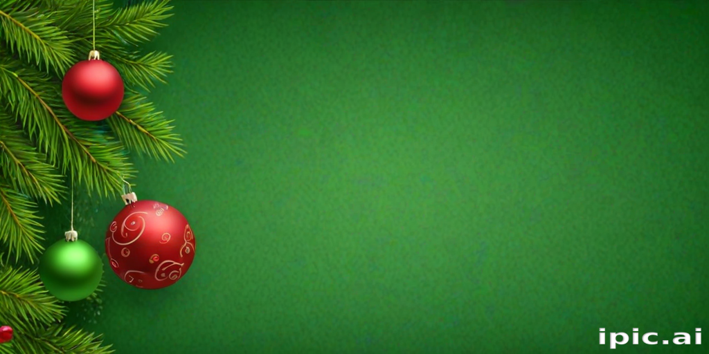 christmas background green