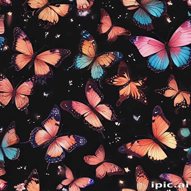 butterfly background aesthetic