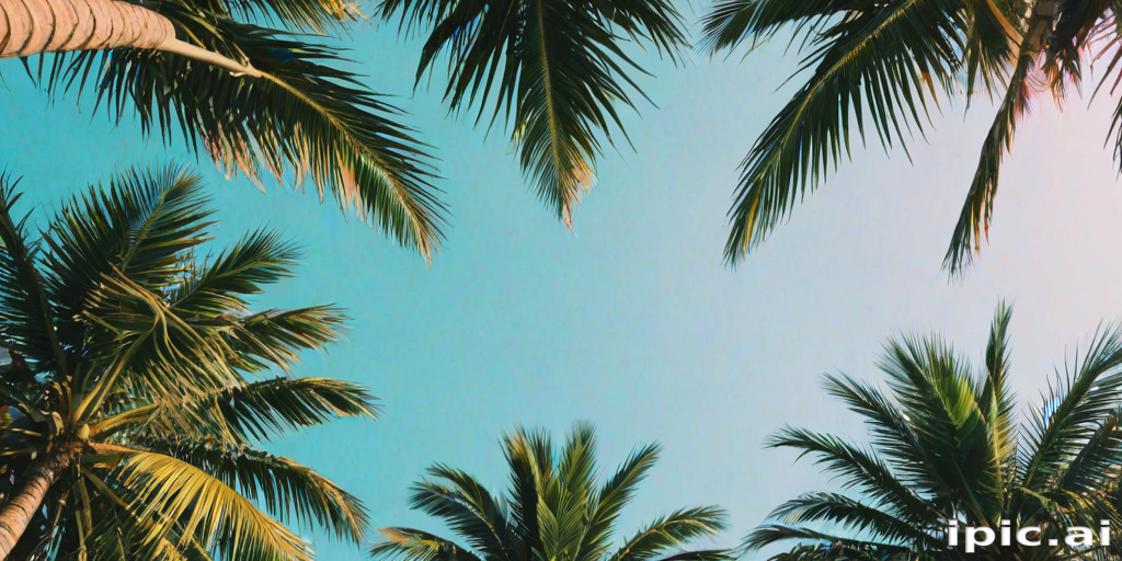 aesthetic palm tree wallpaper