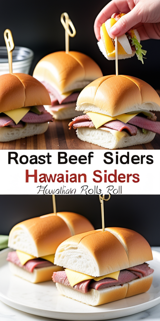 roast beef sliders hawaiian rolls