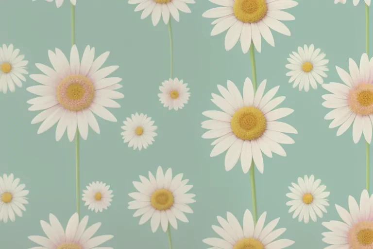 pastel cute daisy wallpaper