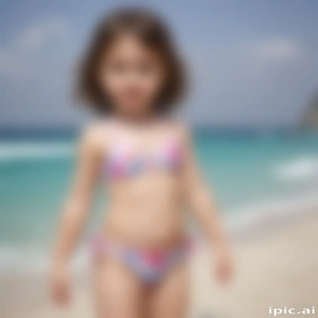 ai art little girl bikini