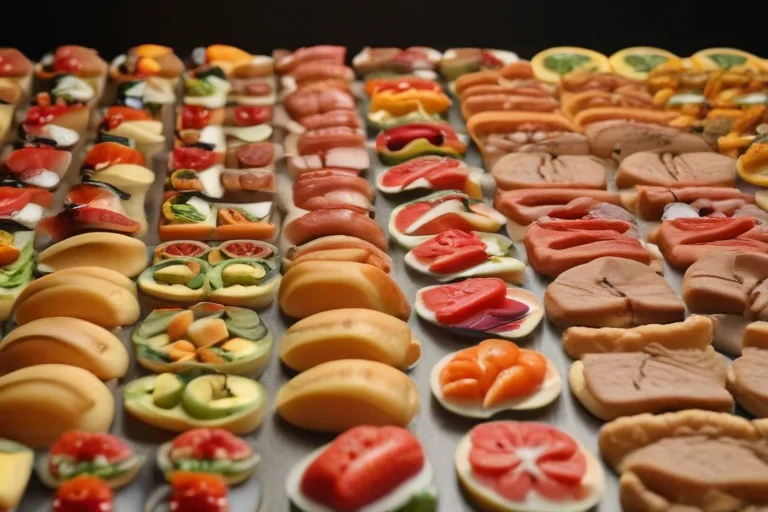 animated food