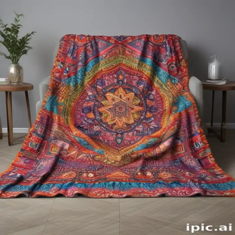 blanket mockup