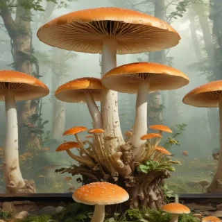 mushroom transparent