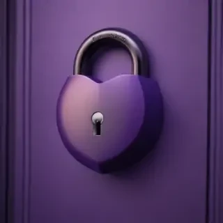 purple lock screen