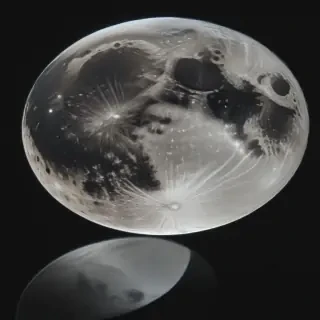 transparent moon