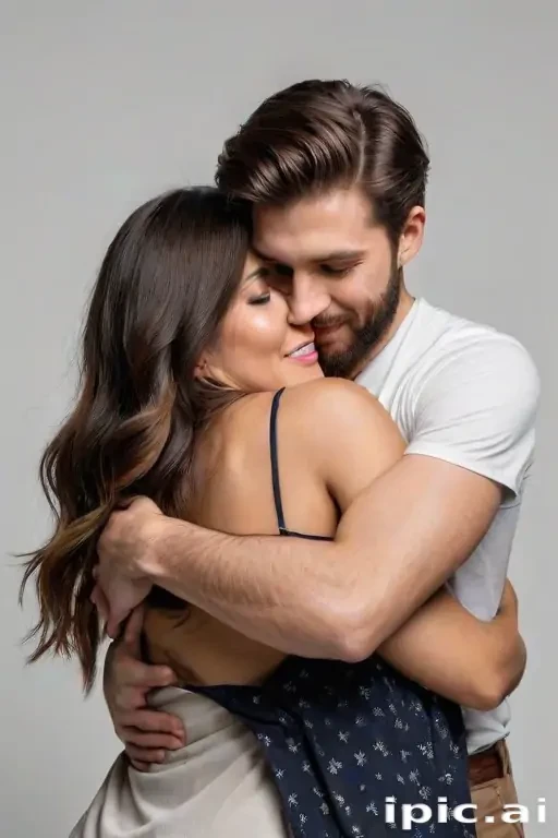 hugging png