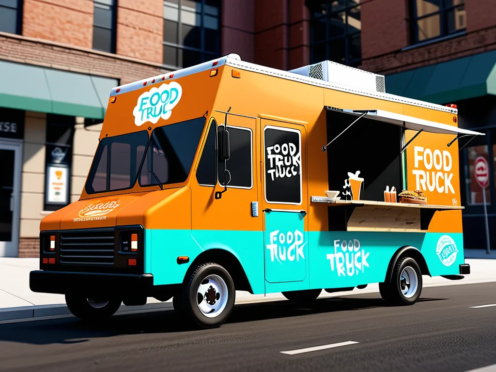 food truck mockup