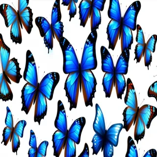 blue butterflies png