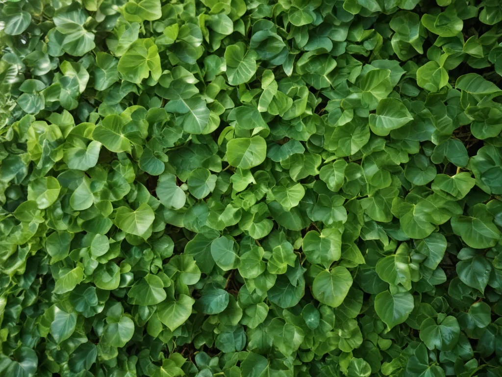 background green leaves