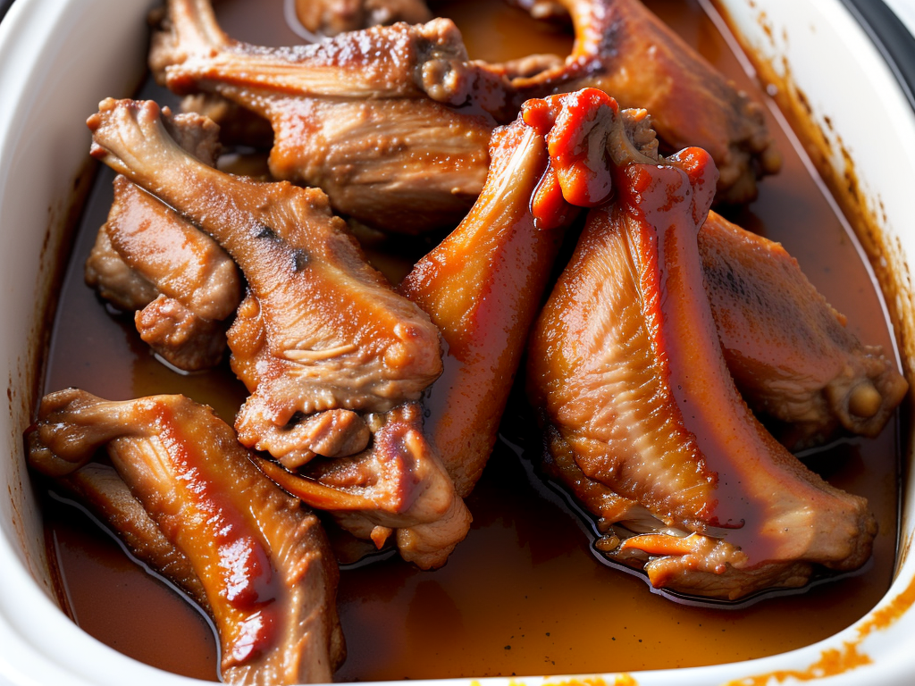 slow cooker smothered turkey wings
