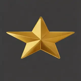 gold star sticker png