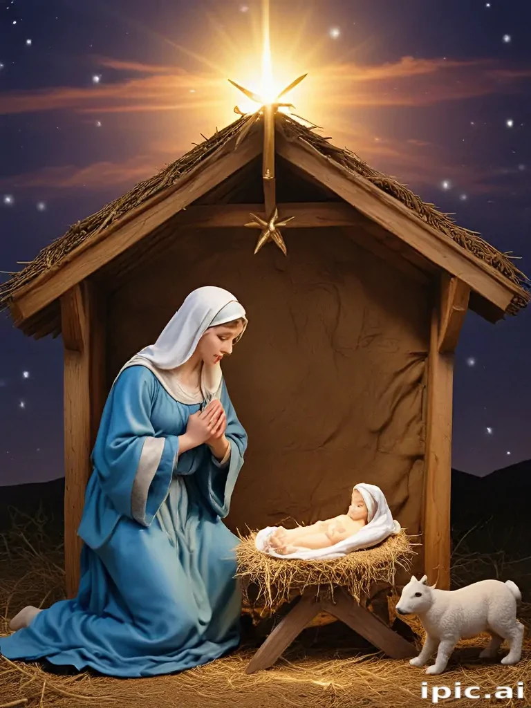 merry christmas nativity images free