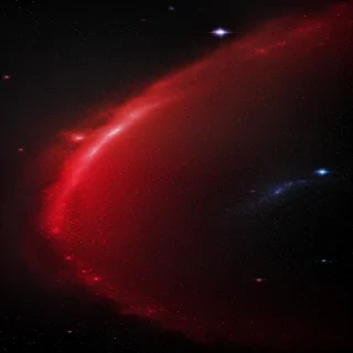 red galaxy wallpaper