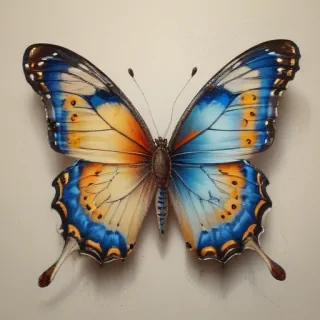 pictures of drawings of butterflies