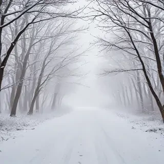 winter zoom background