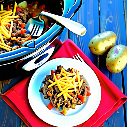 potato hamburger casserole crock pot